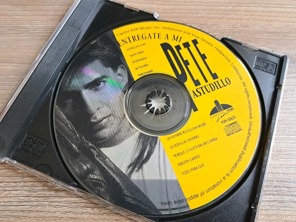PETE ASTUDILLO Entregate a Mi CD (1991) Tejano RARE Selena y Dinos READ - Image 3 of 4