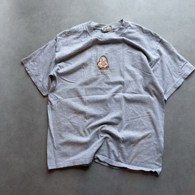 Vintage Walt Disney World T-Shirt Mens M Gray Grumpy's Gymnasium Get In Shape
