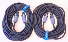 Cavo casse altoparlanti 15m Speakon compatibile 2 pz 15m 2x1,5mmq velcro cavo