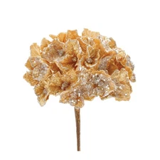 Melrose Beaded Hydrangea Flower Stem (Set of 2)