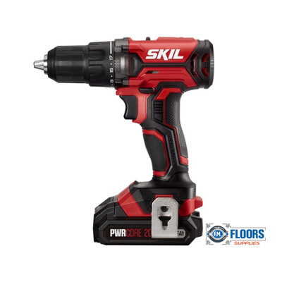 SKIL 20V PWR CORE 20 1/2 in. Brushed Cordless Drill/Driver Kit (Battery & Charge