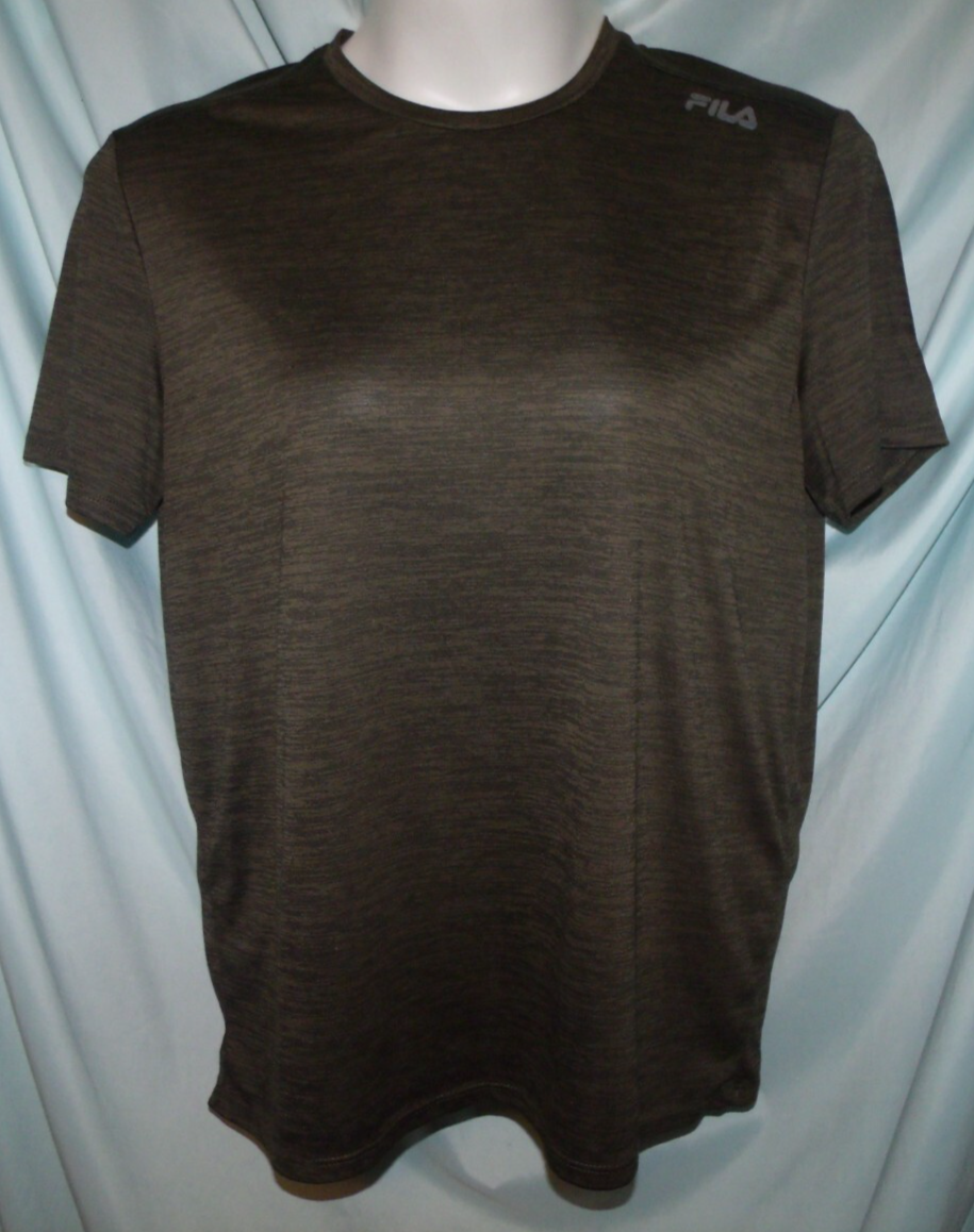 FILA Sport T shirt verde girocollo manica corta performance taglia XL uomo (L2M)