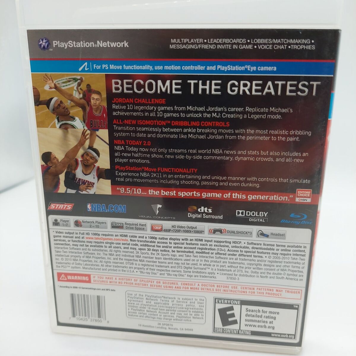 The Bigs Sony PlayStation 3 PS3 2007 & NBA 2K11 Tested Works The Bigs Sony PlayStation 3 PS3 2007 & NBA 2K11 Tested Works
