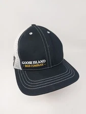 Goose Island Beer Company USA Made Snapback Hat Adjustable Mesh Back Cap