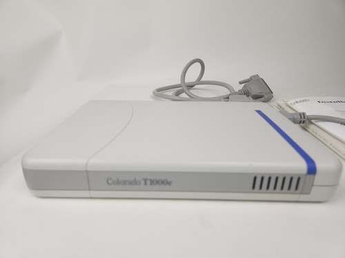 Vintage HP Colorado T1000e Travan External Tape Drive, 5 DT-1000 Data Cartridges - Picture 8 of 15