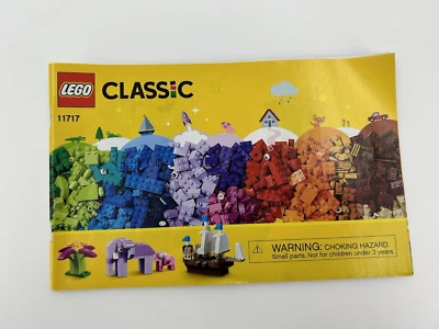 Lego Classic 11717 Ship Elephant Mom & Baby Flower Instructional Manual Only - Image 1 of 2