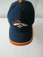 New Era 39THIRTY Denver Broncos NFL Blue Adult Fitted Cap Hat Sz Small Medium
