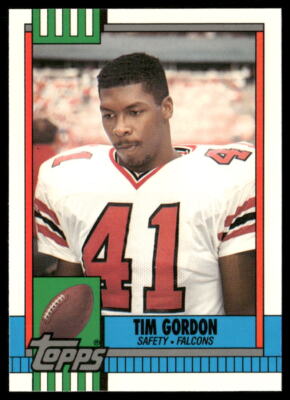 Tim Gordon 1990 Topps Collector's Edition (Tiffany) #476 - Atlanta Falcons