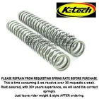 Suzuki SV650 SV 650 1998 - 2002 K-Tech Fork Springs 35x315mm (VARIOUS RATES)
