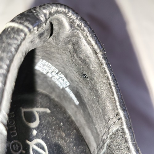 Black PEBBLE Leather WORK OR PLAY B.O.C women’s shoes size 9.5 NURSES - Picture 9 of 13