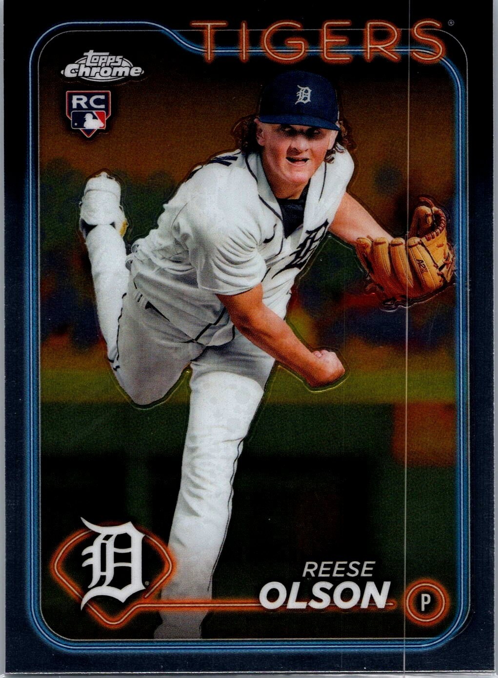2024 Topps Chrome Rookie Card #40 - Reese Olson - Tigers RC!
