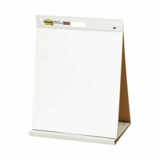 Post-it 563R 20x23 inch Tabletop Easel Pad - White, Lot Of 2