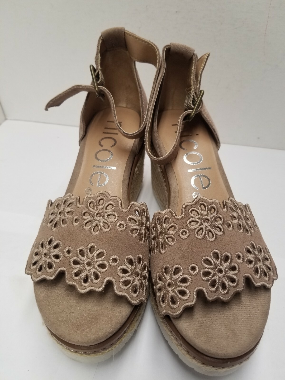 nicole espadrille wedge sandal