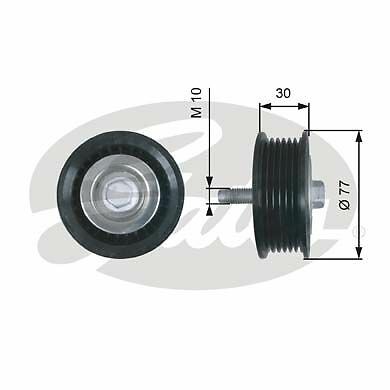 DEFLECTIONGUIDE PULLEY VRIBBED BELT T36610 FOR VAUXHALL ZAFIRA/Mk/III ASTRA/VI - Image 11