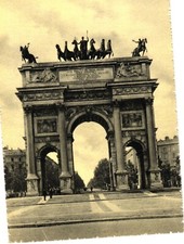 Milan Italy Arco della Pace Arch of Peace Postcard