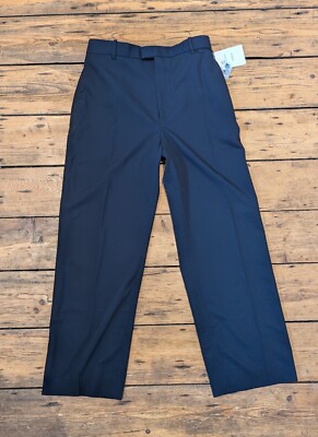 Neu mit Etikett Bottega Veneta leichte Herrenhose Wolle weites Bein IT48 UK32