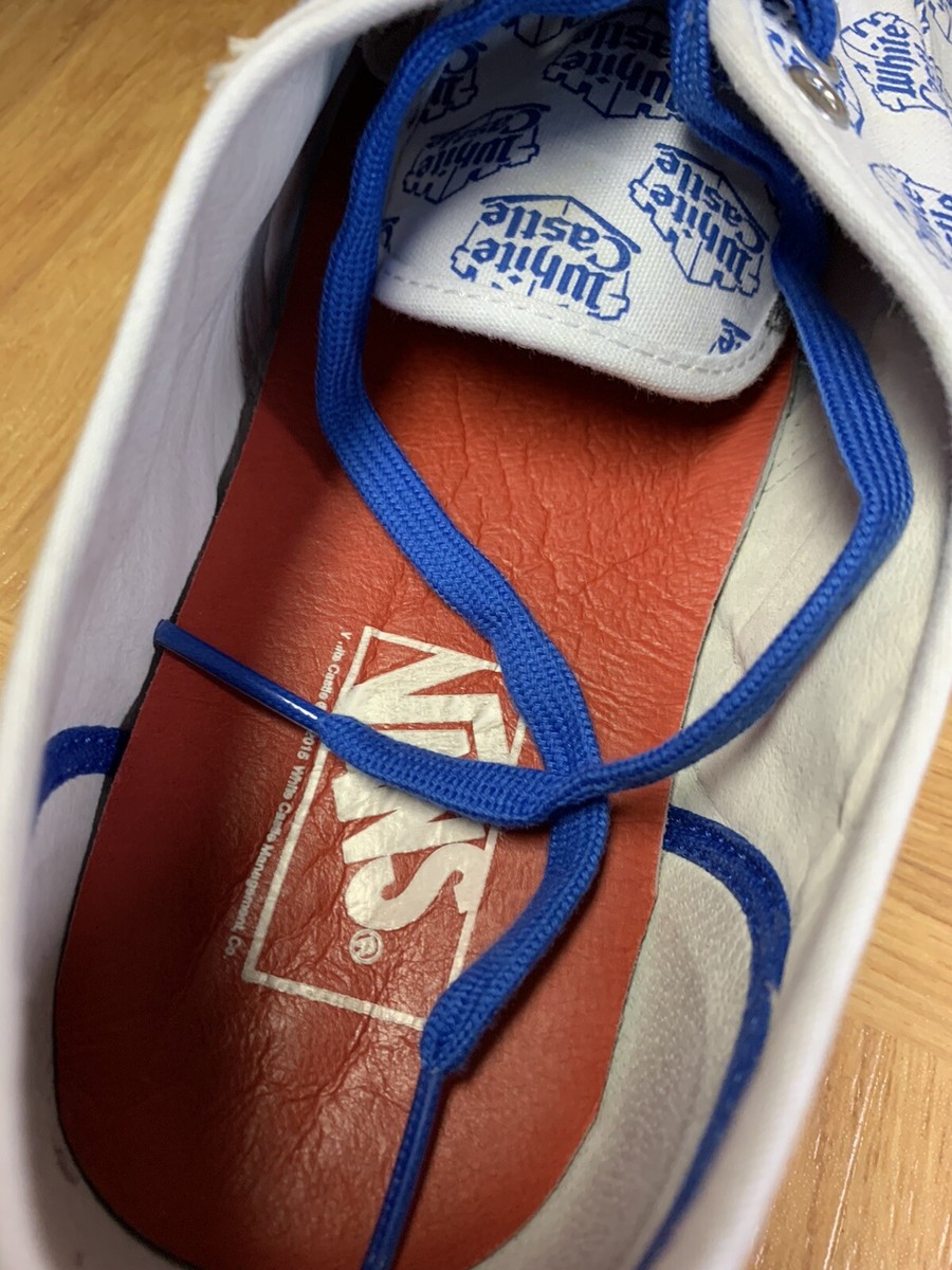 RARE🔥 VANS x SUPREME White Castle Authentic Low PRO White