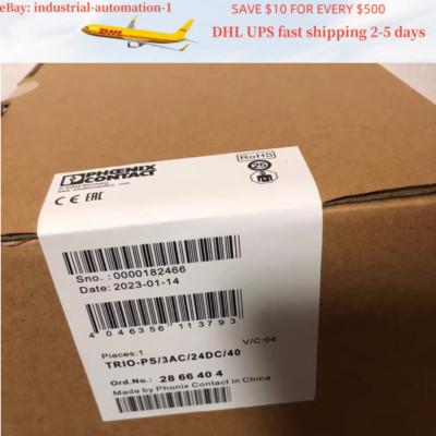 1PCS NEW PHOENIX 2866404 TRIO-PS/3AC/24DC/40 power supply Fast shipping
