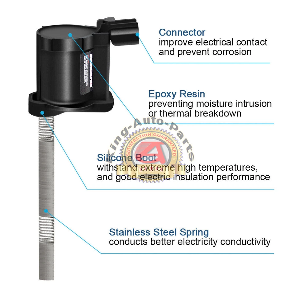DG512 Ignition Coils + Spark Plugs for Lincoln Navigator Blackwood DG543 UF191 Foto 3 de 4