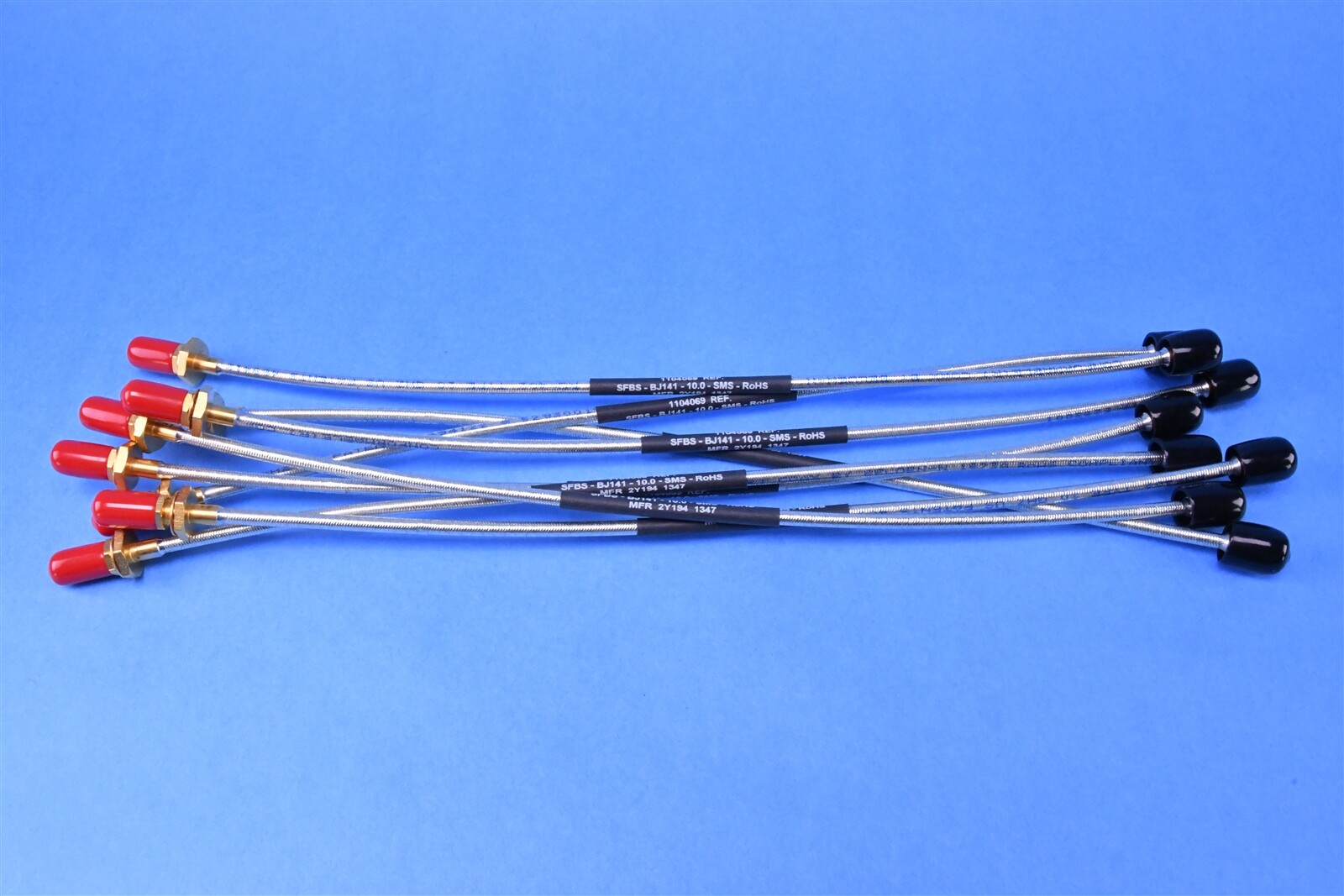 8 Florida labs 10" RF SMA to SMA Bulkhead Coax Cables RG402 0.141 SemiRigid eBay