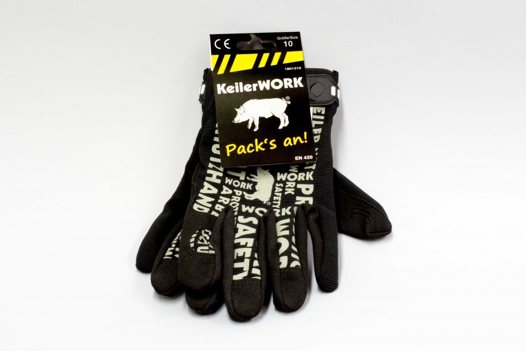 Triuso Leibwächter Handschuhe Noppen Gr. 9 Touch orange online kaufen