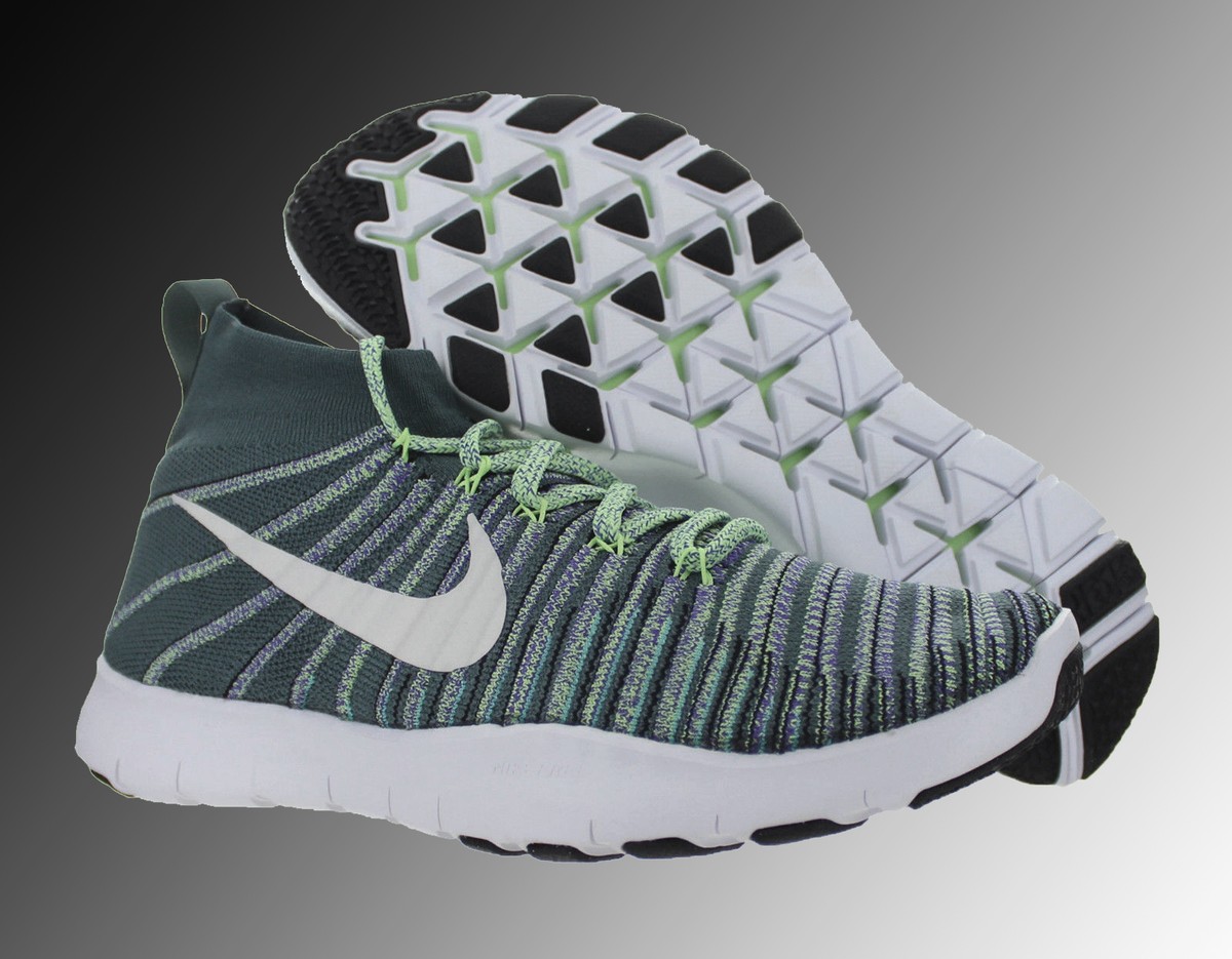 NIKE FREE TRAIN FORCE‎ FLYKNIT TRAINING STYLE 833275 Men\'s Size 10 Nike Free Train Force Flyknit 833275 005 Wolf Grey/Black  main image 3