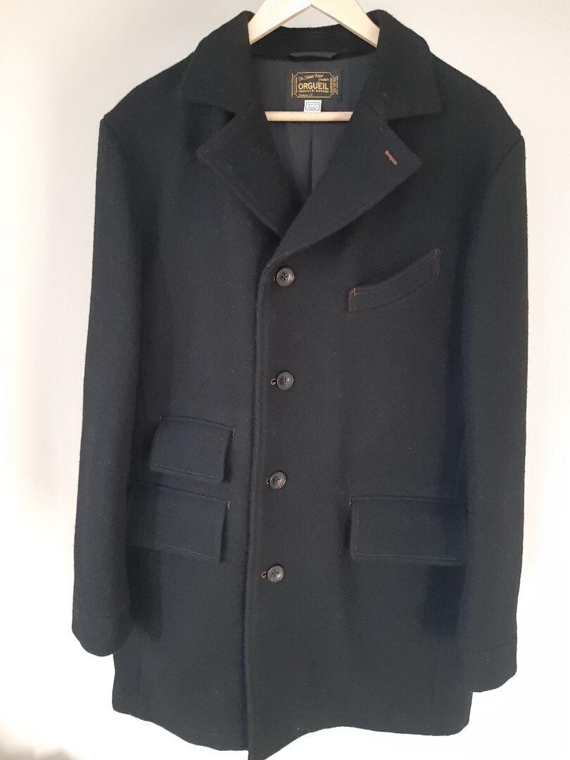 ORGUEIL チェスターフィールドコート OR-4023 BLACK 36 Orgueil チェスターフィールドコート Chesterfield Coat OR-4023E