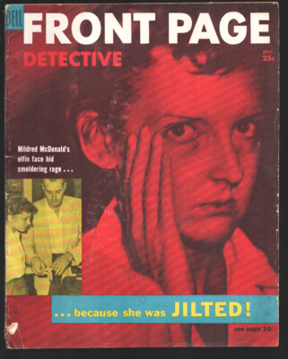 MAG: Front Page Detective-12/1953-''Queen of The Voodoo''-Violent crime-murder ...