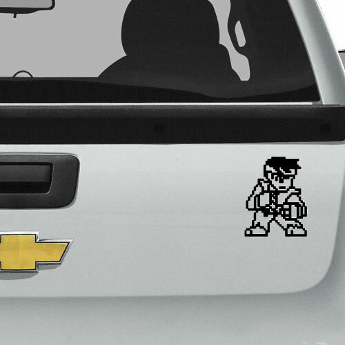 Capcom Street Fighter Ryu 8 Bit Vinyl Decal Sticker for Macbook Air Pro ...
