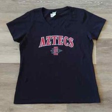 NWOT San Diego State Aztecs Women's Graphic T-Shirt Black Size L