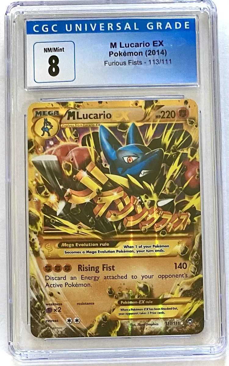 M Lucario EX - Furious Fists #113 Pokemon Card