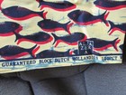 BLACK FISH ON YELLOW BACKGROUND - DUTCH BLOCK HOLLANDIES - ALJAZERZ - 1 1/4 YARD — photo 2