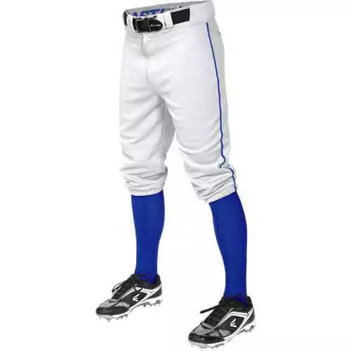 Easton Pro + Knicker Style Adult Men's Piped Braided Baseball Pants A167105 - Picture 7 of 15
