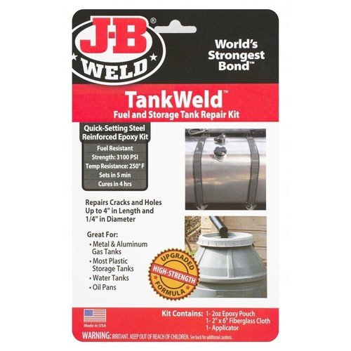 JB Weld TankWeld Epoxy Putty Fuel & Metal Tank Repair Kit Oil Petrol J