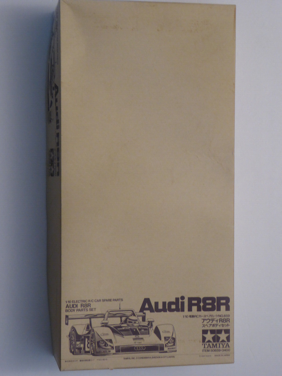 TAMIYA Audi R8R ボディパーツセット TAMIYA Audi R8R ボディパーツセット TAMIYA 1/10 Audi R8R body