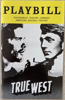 True West Playbill Ethan Hawke  Paul Dano  Marylouise Burke Sam Shepard 2019 New