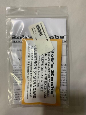 Bob's Knobs NexStar 5 No-Tool Optics Kit - Pointer Attachment Knobs (BK C5KIT)