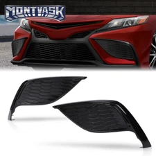 Fit For 2021-2024 Toyota Camry SE XSE Front Bumper Fog Light Cover Left+Right