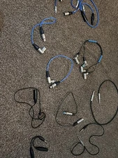 Lot Or Cables Including XLR M  Y-Cable To 5 Pin Lemo + XLR F Timecode Output