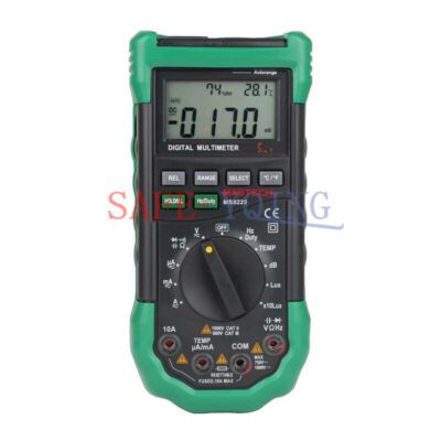 one New MASTECH MS8229   Light Sound Level Temperature Humidity Meter #F13