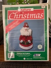 National Yarn Crafts Natura Christmas Soft Sculpture Santa Claus Kit No SC001