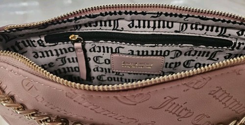 New Juicy Couture Y2K Style Not Your Babe Shoulder Bag Pink Dusty Blush NWT - Picture 5 of 9
