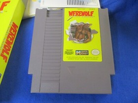 NINTENDO NES WEREWOLF WITH BOX STYROFOAM AND PAPERWORK
