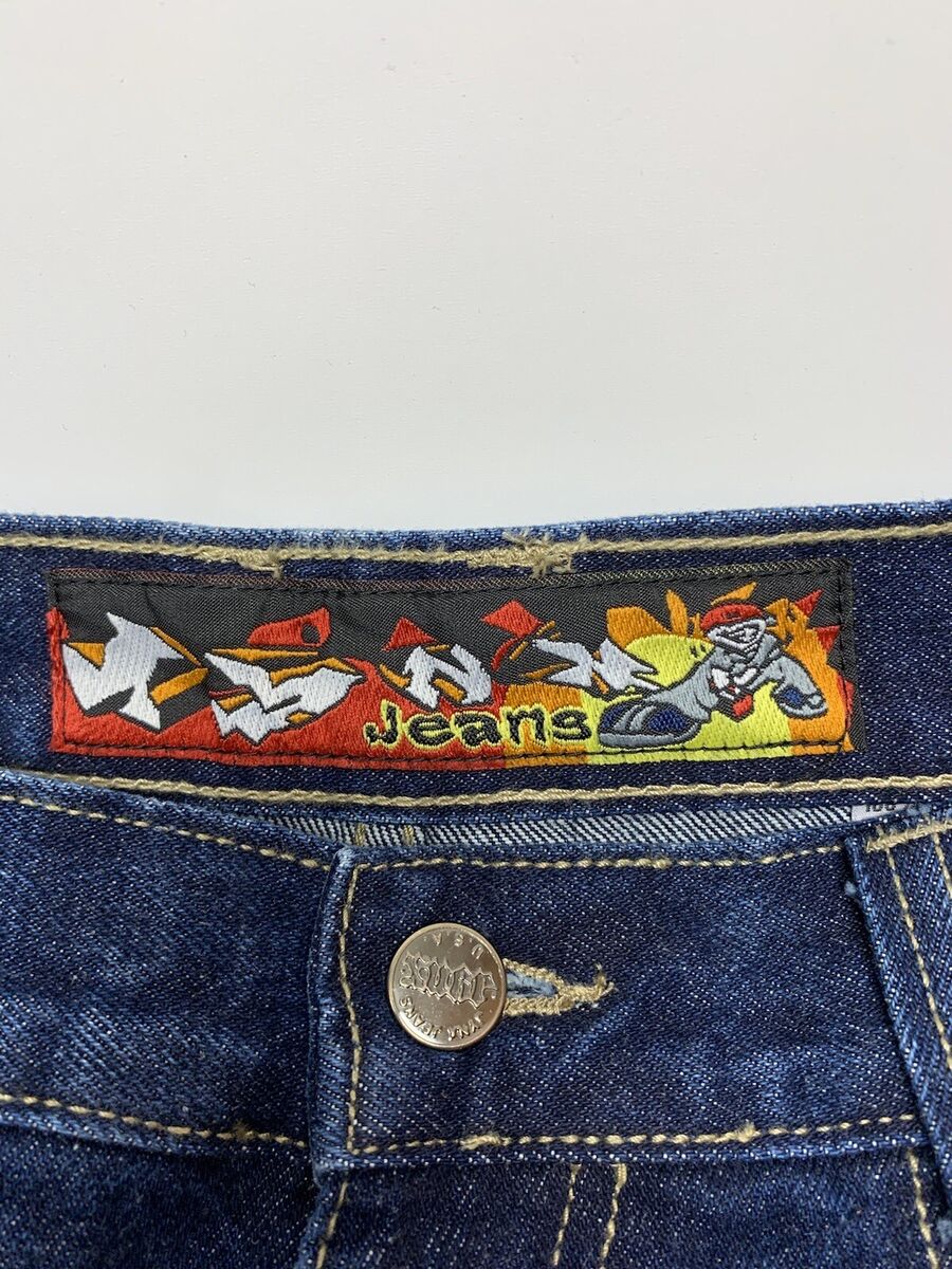 Vtg 90s Jynx Jeans Men Tag 36 Approx 34x30 Wide Baggy Skater Vtg 90s Jynx Jeans Men Tag 36 Approx 34x30 Wide Baggy Skater