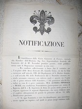 R697-TOSCANA 1847 ACQUISTO ARMI X GUARDIA CIVICA