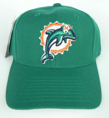 Miami Dolphins Football NFL Unisex Adult Cap Hat Puma Green One 