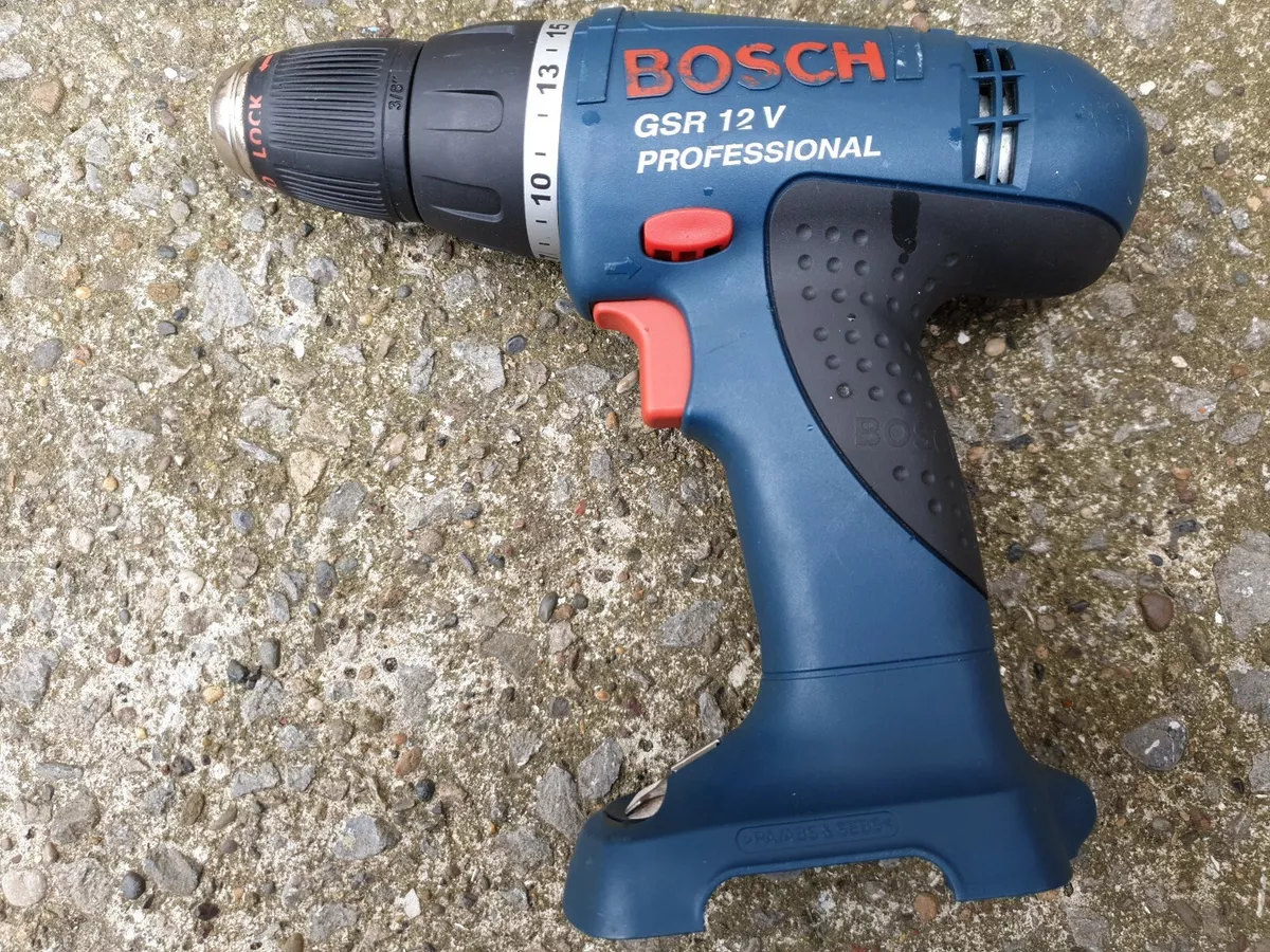 Bosch GSR 12 V Cordless Drill Driver 12v metal wood nicd nimh