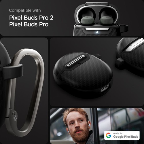 Per Pixel Buds Pro 2 | Custodia Premium Spigen Enzo Aramid - Foto 10 di 17