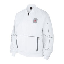 Nike Air Jordan 5 Legacy Sports Jacket CU1666 100 White Size XXL 2XL