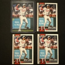 2026 Topps Series 1 Royce Lewis SSP True Image Variation Minnesota  + 3 base 